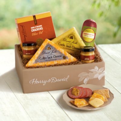Sausage, Cheese and Crackers Gift Box Delight